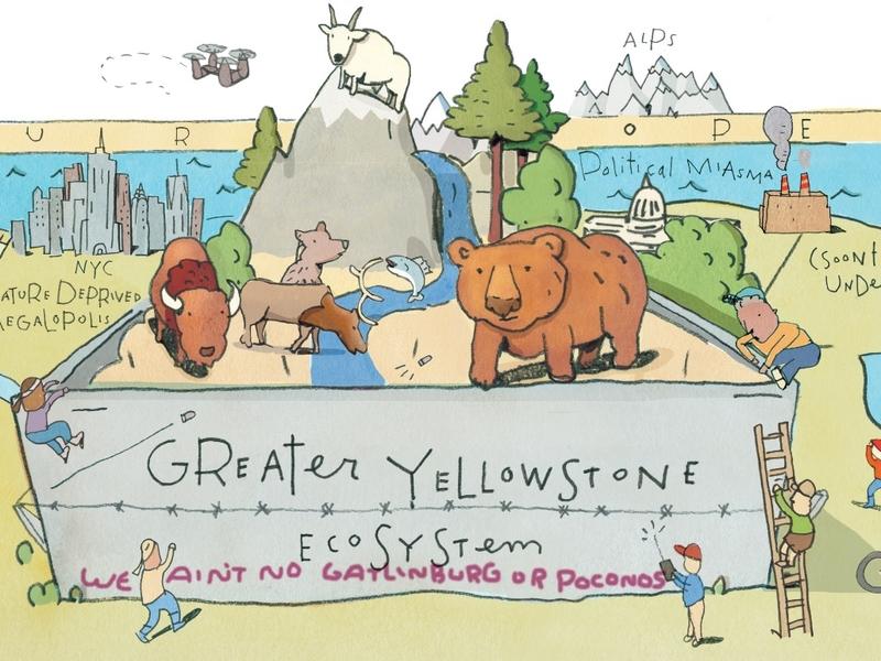 The view of the world from Greater Yellowstone by Rick Peterson