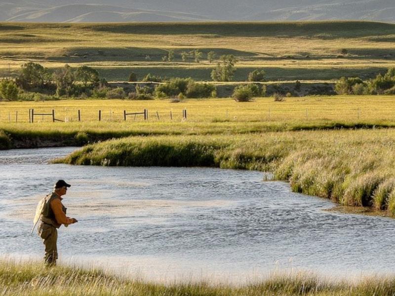 O'Dell Creek, an important fish-rearing tributary to the Madison River that flows through the Granger and Longhorn ranches