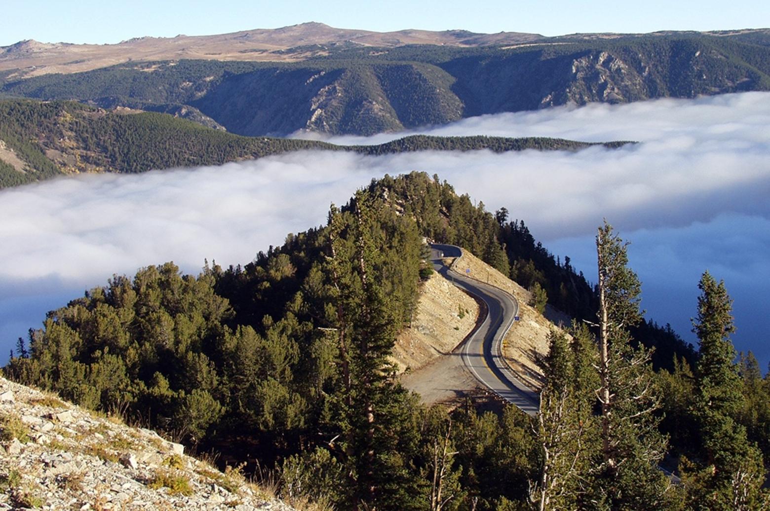 The Custer-Gallatin National Forest covers several extraordinary mountain ranges, including the mighty Absarakas. Here is the Beartooth Highway considered one of the most scenic drives in the world.  Image courtesy US Forest Service
