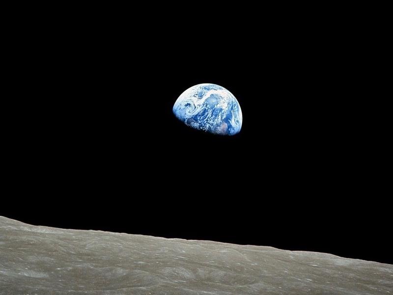 "Earthrise," a view from Apollo 8 in 1968.