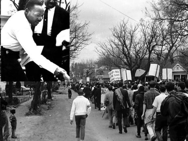 Mike Clark saw Martin Luther King in action