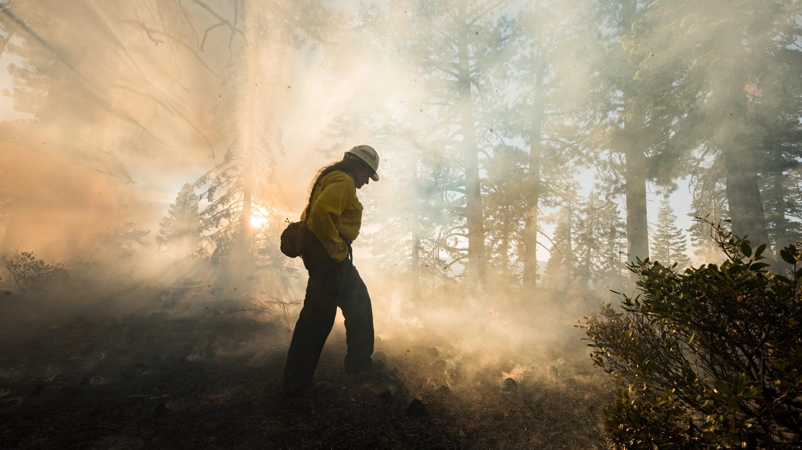 Kelly Martin fought wildland fire with the federal government for 34 years. Today, as a cofounding member of Grassroots Wildland Firefighters, she fights for fair pay and holistic well-being for firefighters. Photo by Sherman Hogue