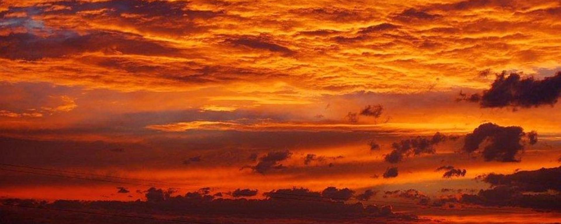 Gallatin Valley sunset by Steve Kelly