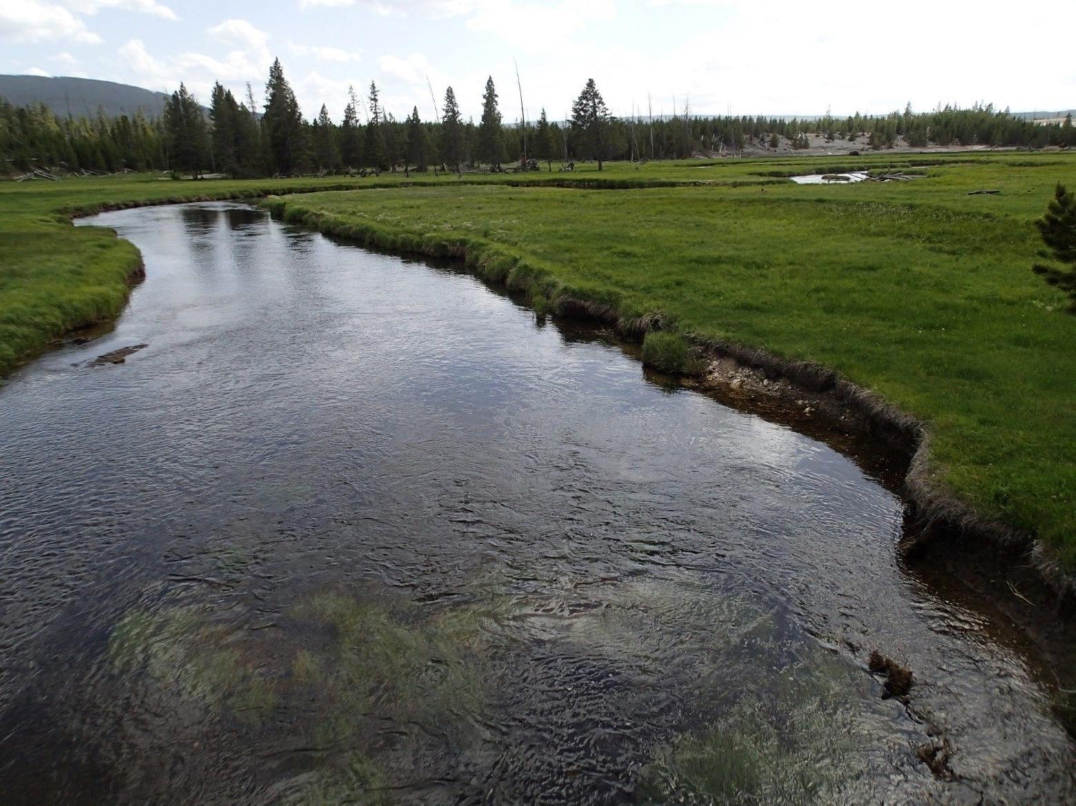 Yellowstone's tranquil Gibbon River, named after an Army officer who carried out a massacre of Nez Perce.  Does Col. John Gibbson deserve to be honored with a landscape feature in America's first national park?