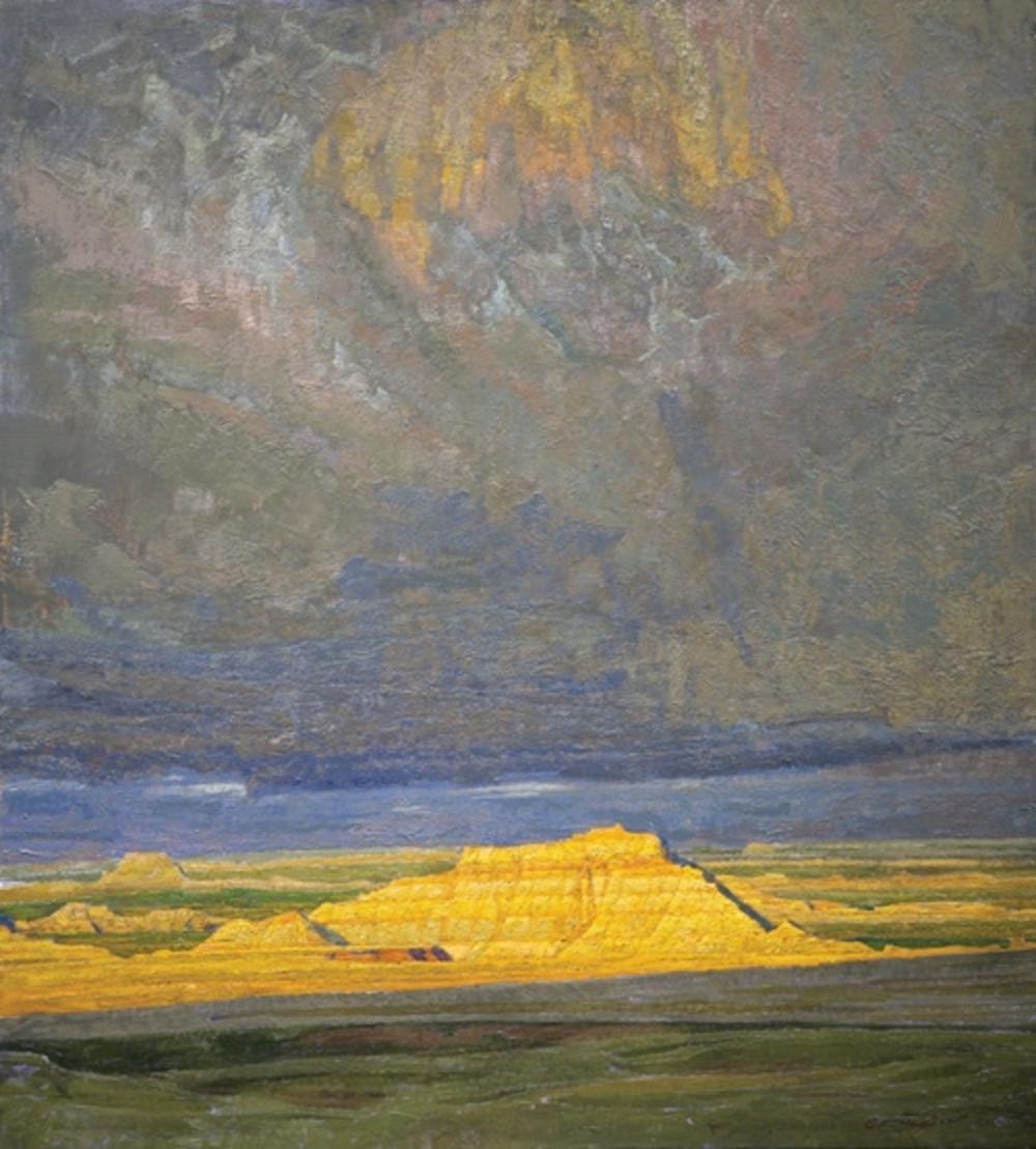 "The Tempest", Carlson's take on the badlands of South Dakota