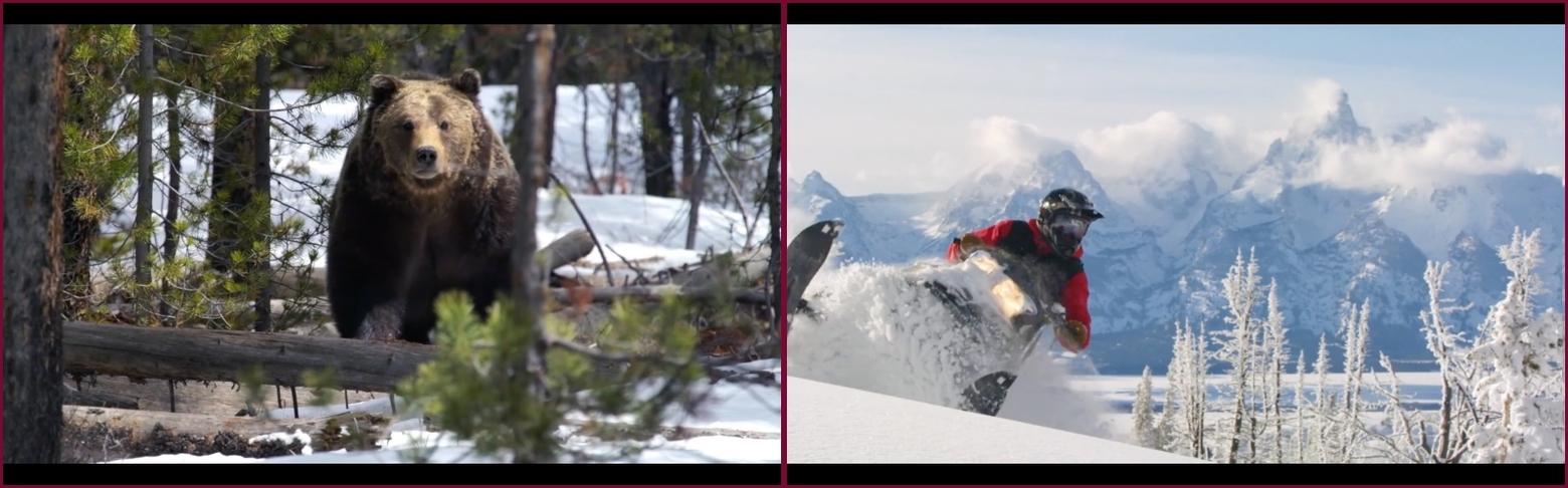 Still images taken from  Jackson Hole Travel &amp; Tourism Board's YouTube video &quot;Jackson Hole Winter 2017-18 : Stay Wild&quot;. View full video below