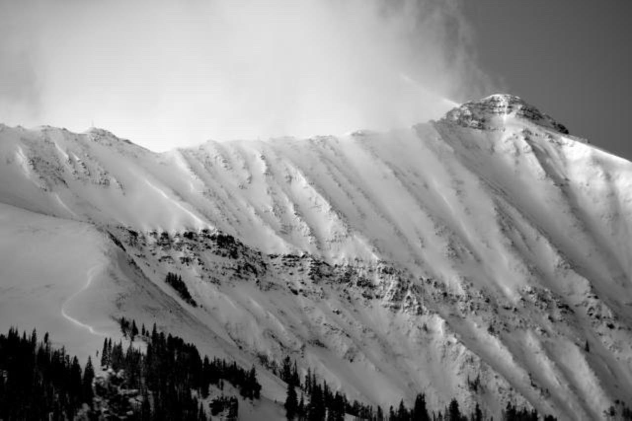 The Madison Mountains, photo courtesy Gallatin National Forest Avalanche Center, B. Vandenbos