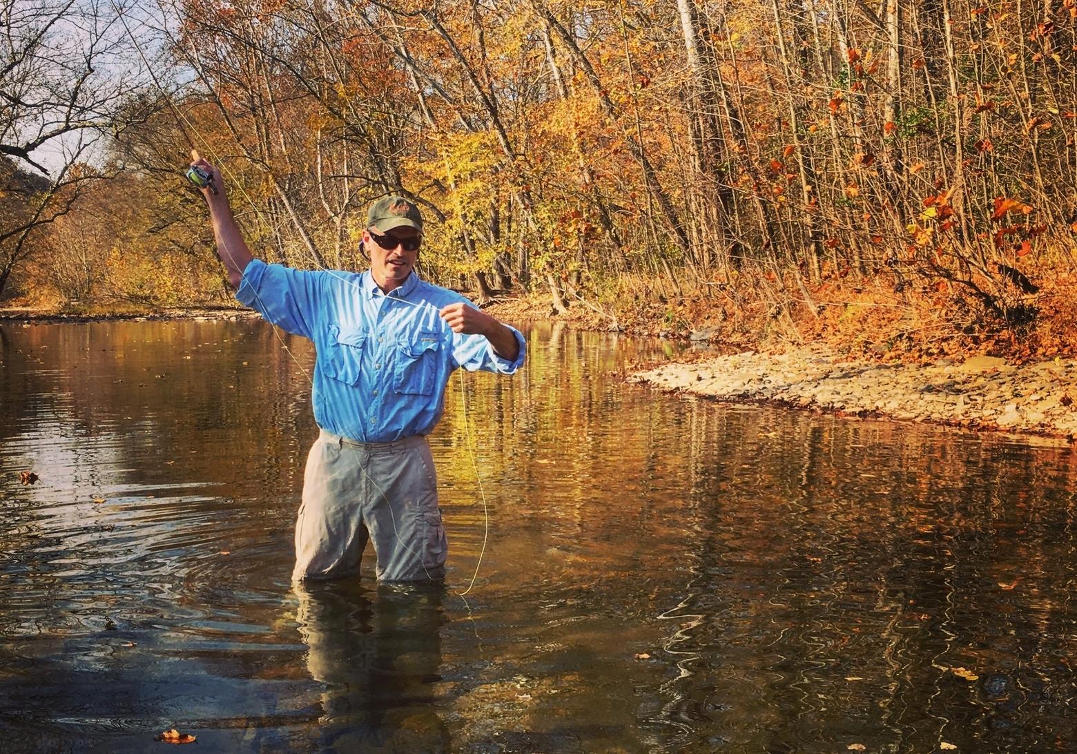 When Trout Unlimited president and CEO Chris Wood isn't meeting with the faithful scattered across the country, he's usually attending his kids' sporting events. And when he's not doing that, he steals away time on rivers wherever he finds them, like this day of chasing brook trout.  People who love the outdoors need to weigh in  on conservation issues or they risk losing the things they love, he says.