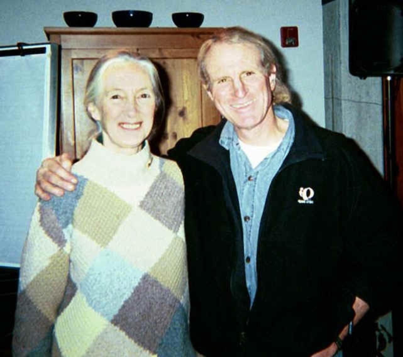 Longtime friends Bekoff and Dr. Jane Goodall in 1998. Together they founded Ethologists for the Ethical Treatment of Animals. Bekoff also co-edited a book, &quot;The Jane Effect&quot; about Goodall's global role in inspiring young people to get involved with conservation.