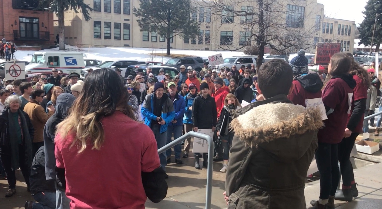 A large crowd gathered in the recent Bozeman version of March For Our Lives, which Tate says was a positive social response to prevent gun violence. He praises the young people who organized the event and who are leading the discussion nationwide. 