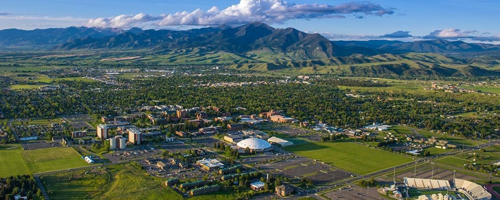 Bozeman as it is. Photo courtesy Montana State University