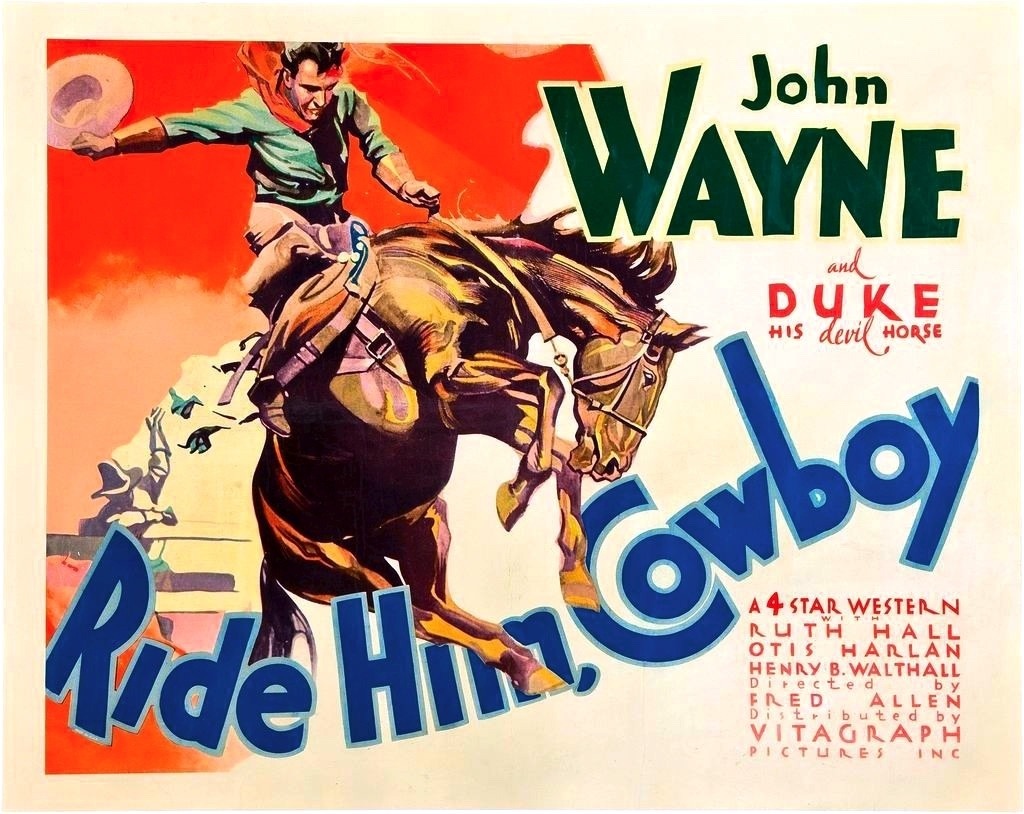 A movie poster from the 1932 Warner Brothers film.  How does Hollywood's portrayal of the West match up against reality and how much did film shape culture?