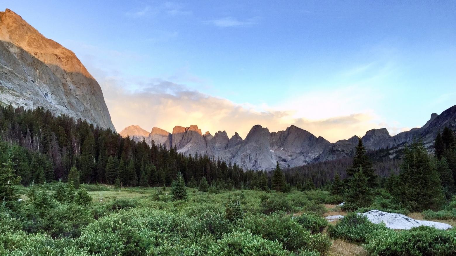 Cirque Of The Towers from Lizard Head Meadow.  Original photo courtesy Flickr user: Doug Letterman, edited by Mountain Journal