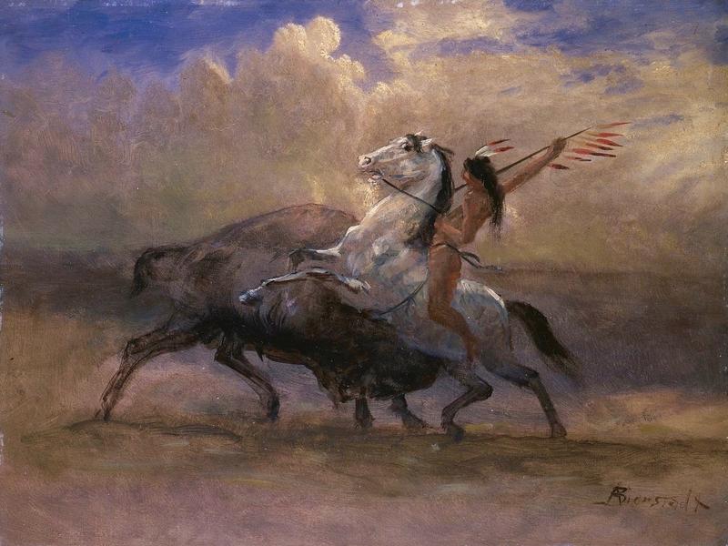 Bierstadt's 'Last of the Buffalo' sketch