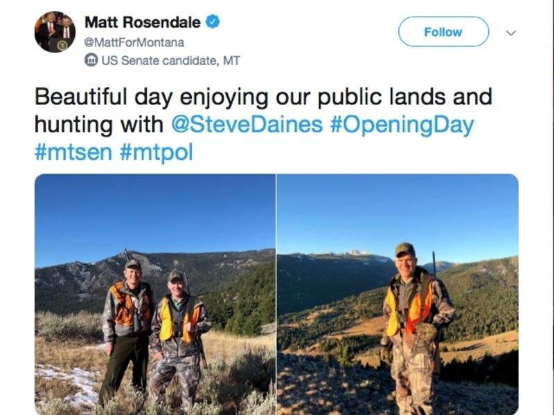   Matt Rosendale's tweet
