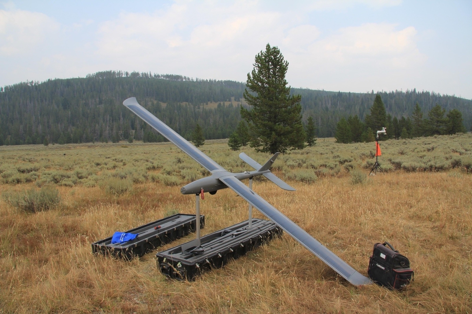 Drones come in all sizes. Photo courtesy US Forest Service Inciweb