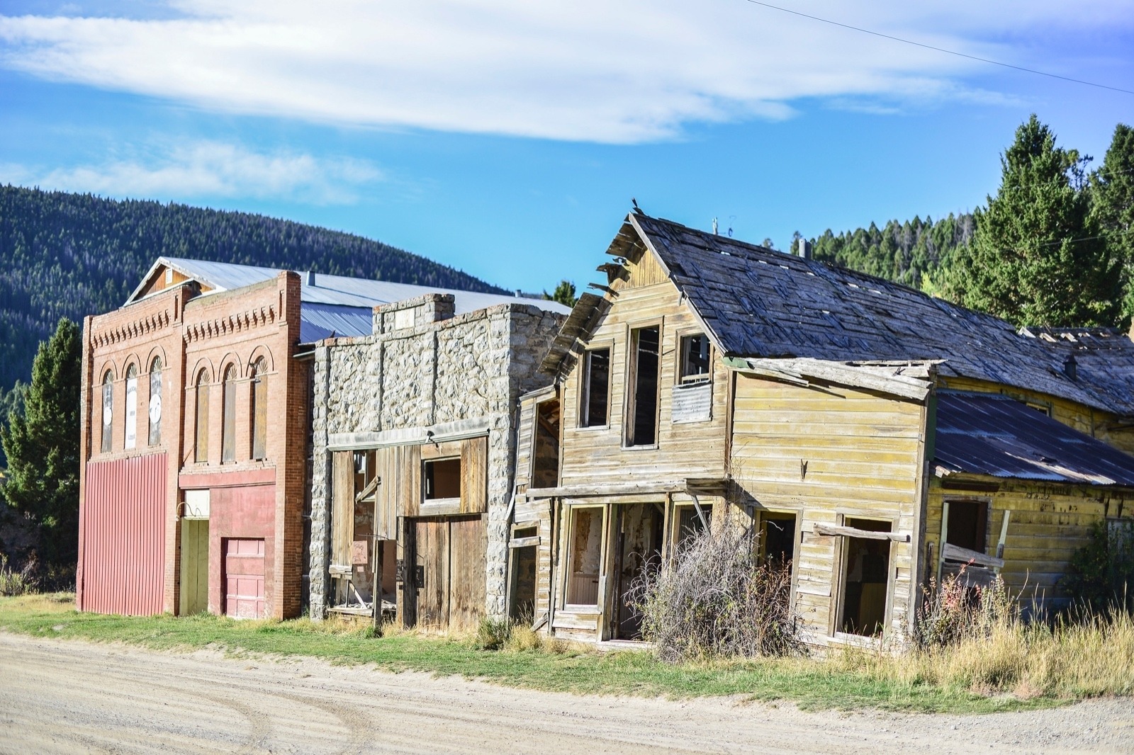 Marysville, a mining ghost town in Montana. Photo courtesy U.S. Air Force/Tech. Sgt. Chad Thompson