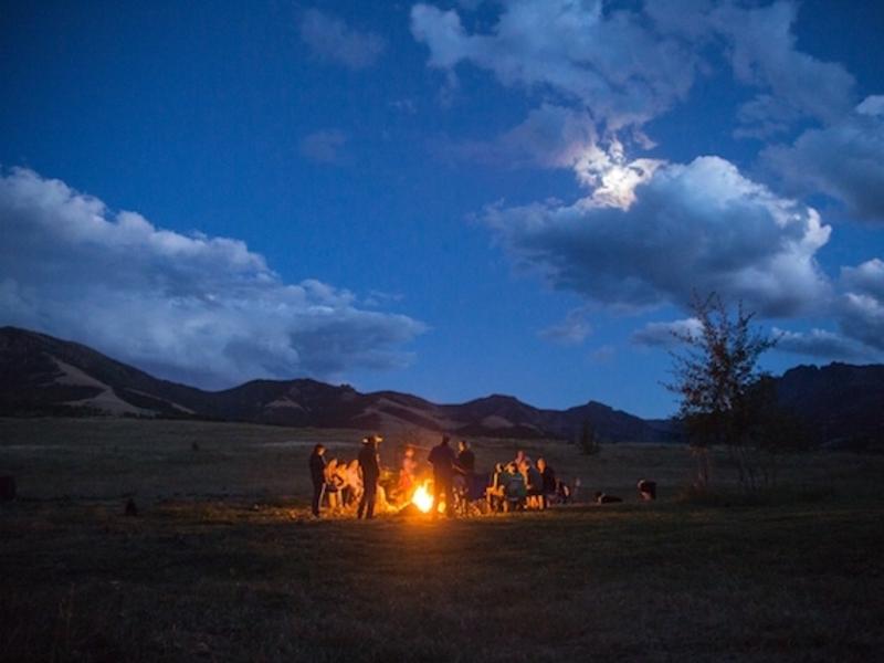 Campfire enlightenment up Tom Miner