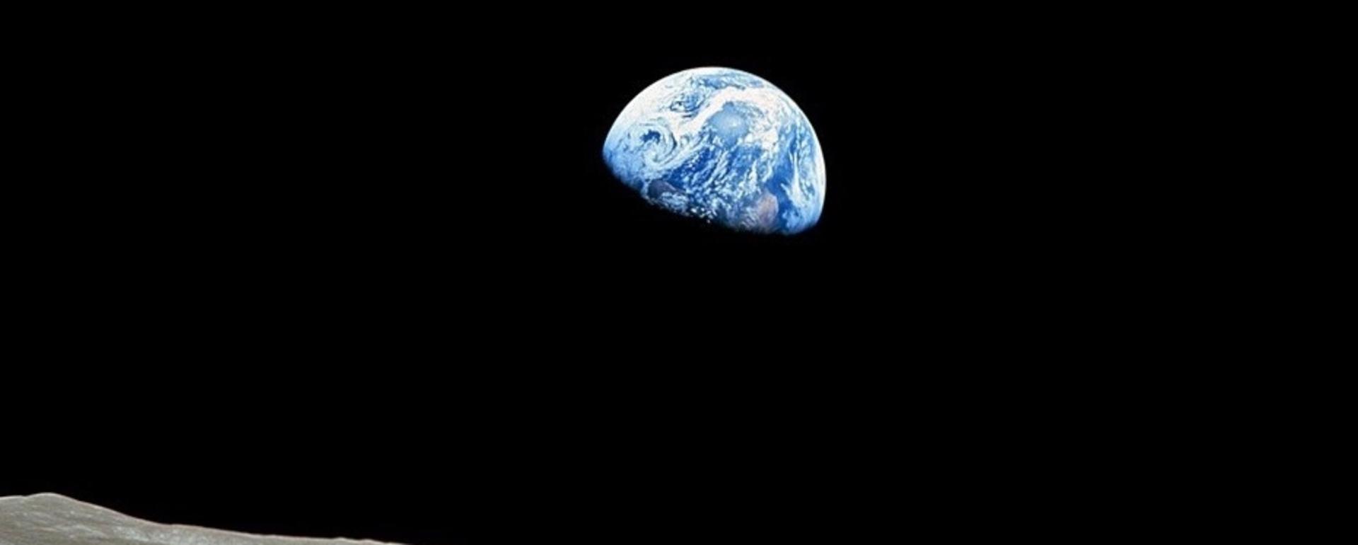 "Earthrise," a view from Apollo 8