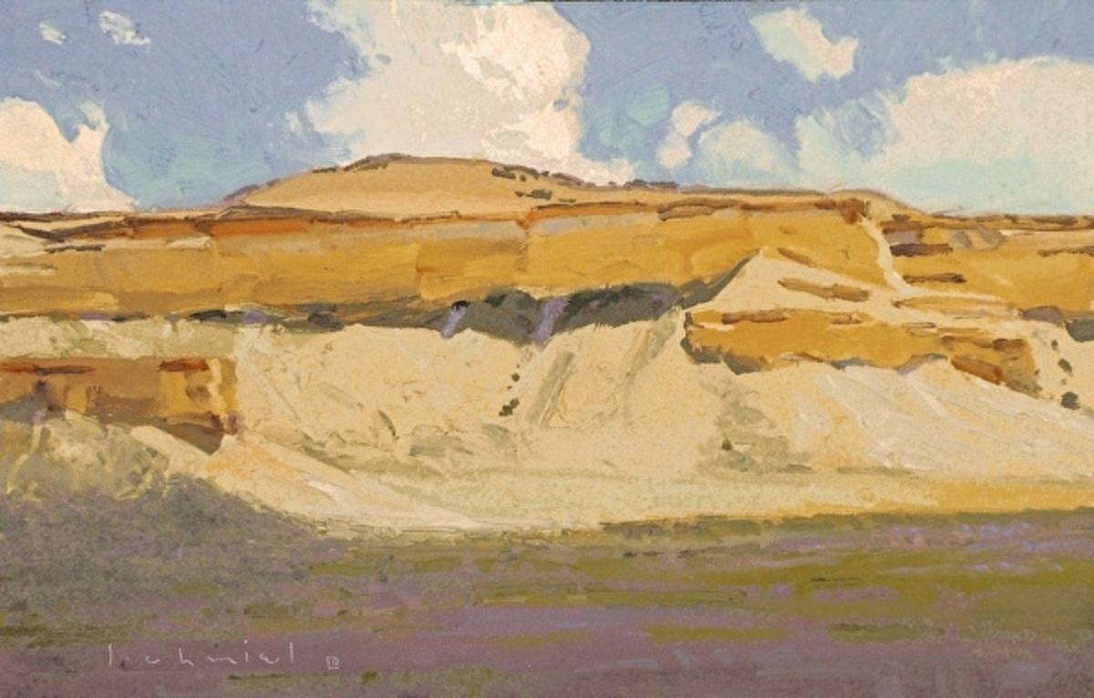&quot;Afternoon Buildup&quot; by Len Chmiel.  Celebrated as a plein air painter, known for his distinctive palette and striking compositions, the Colorado-based Chmiel was featured in 2019 at the Masters of the American West exhibition hosted by the Autry Museum in Los Angeles.  The one-artist event is titled &quot;Len Chmiel: An Authentic Nature.&quot; For more information on new works go to  