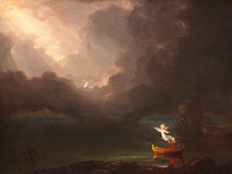 Thomas Cole's "The Voyage of Life—Old Age"