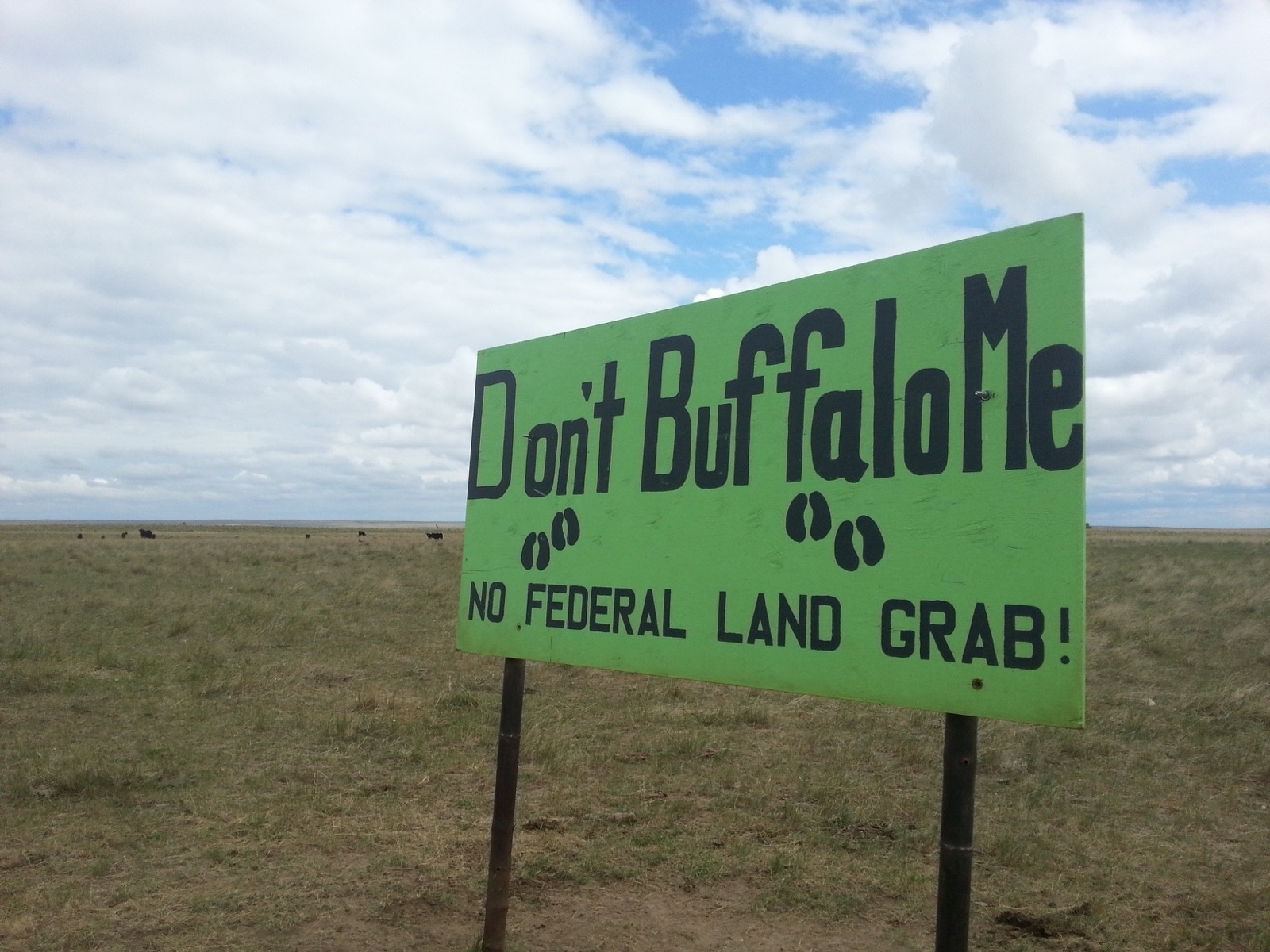 While some portray the debate over American Prairie Reserve as being about federal over-reach, many observers say it's really about recognition of private property rights. Photo courtesy Shawn Regan