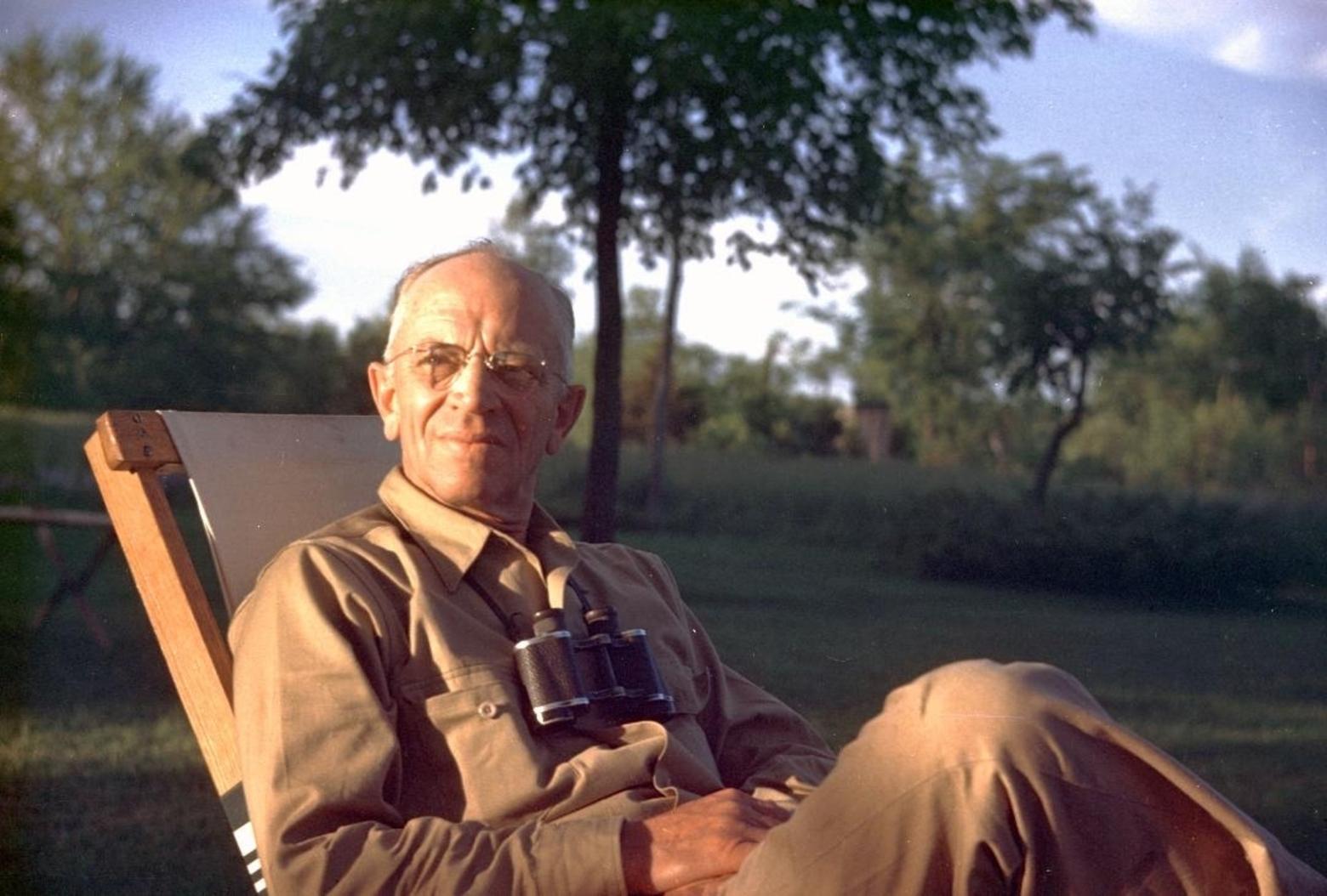 Aldo Leopold didn't live long enough to see A Sand County Almanac into print but since its publication millions of copies have been sold with individual essays read many times more.  The book is considered one of the most important read for giving even lay people an understanding of what true stewardship entails.  Photo courtesy Aldo Leopold Foundation. (www.aldoleopold.org)