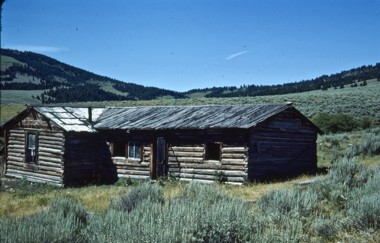Doig homestead at Sixteen Mile outside of Ringling in the lower Shields Valley.  As Doig noted in his books, beauty alone doesn't put food on the table or feed hungry families. Life in Montana was hard. Photo courtesy MSU Library Arives/Doig Collection