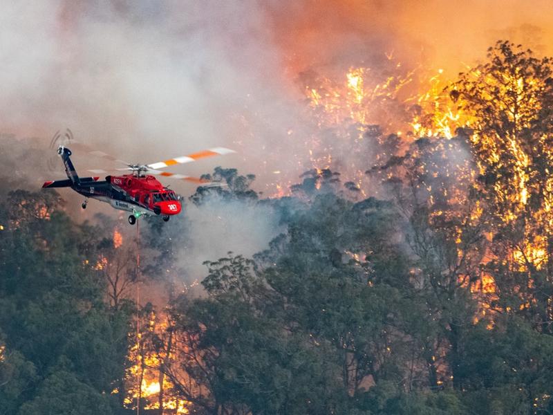 The wildfire battle in Australia