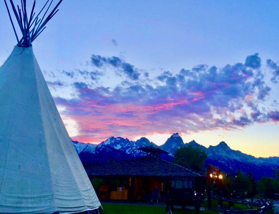 Sunrise comes to Jackson Hole in spring 2020 but as businesspeople and workers around the Greater Yellowstone Ecosystem  know, you can't eat the scenery. The region's nature-based tourist economy is now facing the biggest test of survival in modern times. Photo courtesy Huntley Dornan