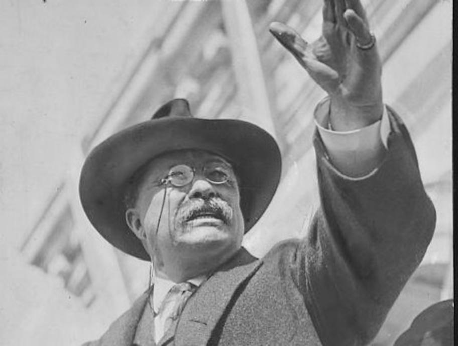 A photo of Theodore Roosevelt in the East but the environmental president loved the West. Today, how should his words, actions and deeds be assessed?  Photo courtesy Library of Congress