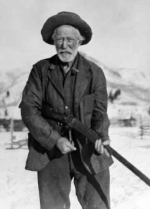Bill Manning, shown here around 1920, led the posse that first confronted the Bannock party south of Jackson Hole 25 years earlier. Photo from Collection of JH Historical Society 1958.0019.001