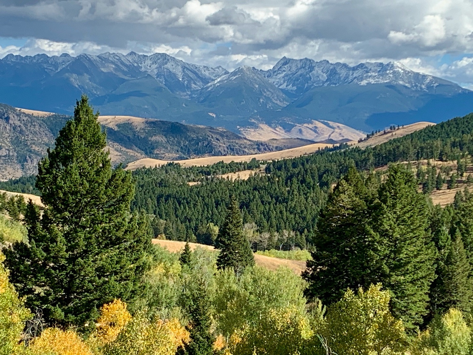 These are the kind of dramatic views that unfold from Mountain Sky Guest Ranch in Paradise Valley, Montana