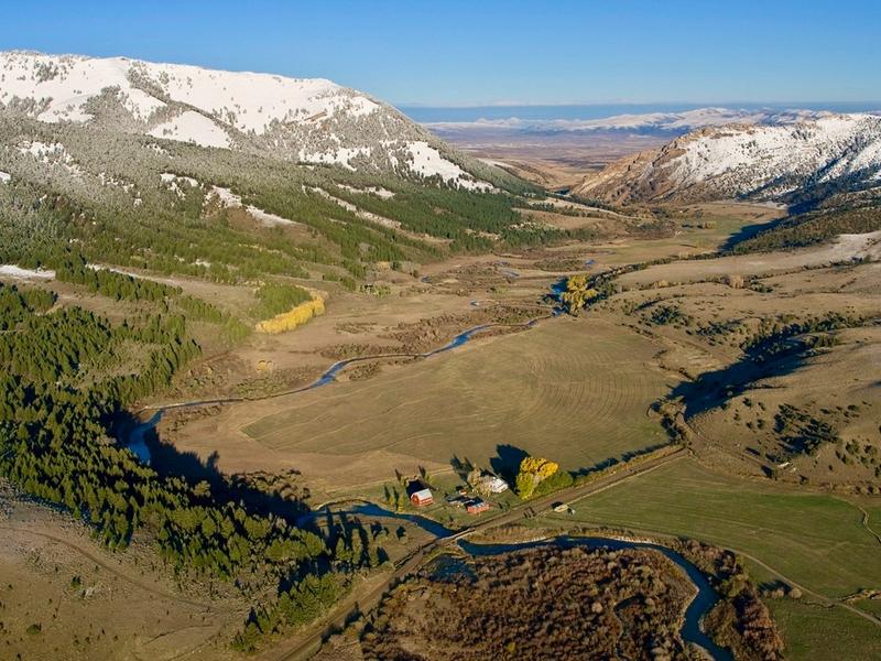 The Ruby River Valley in western Montana