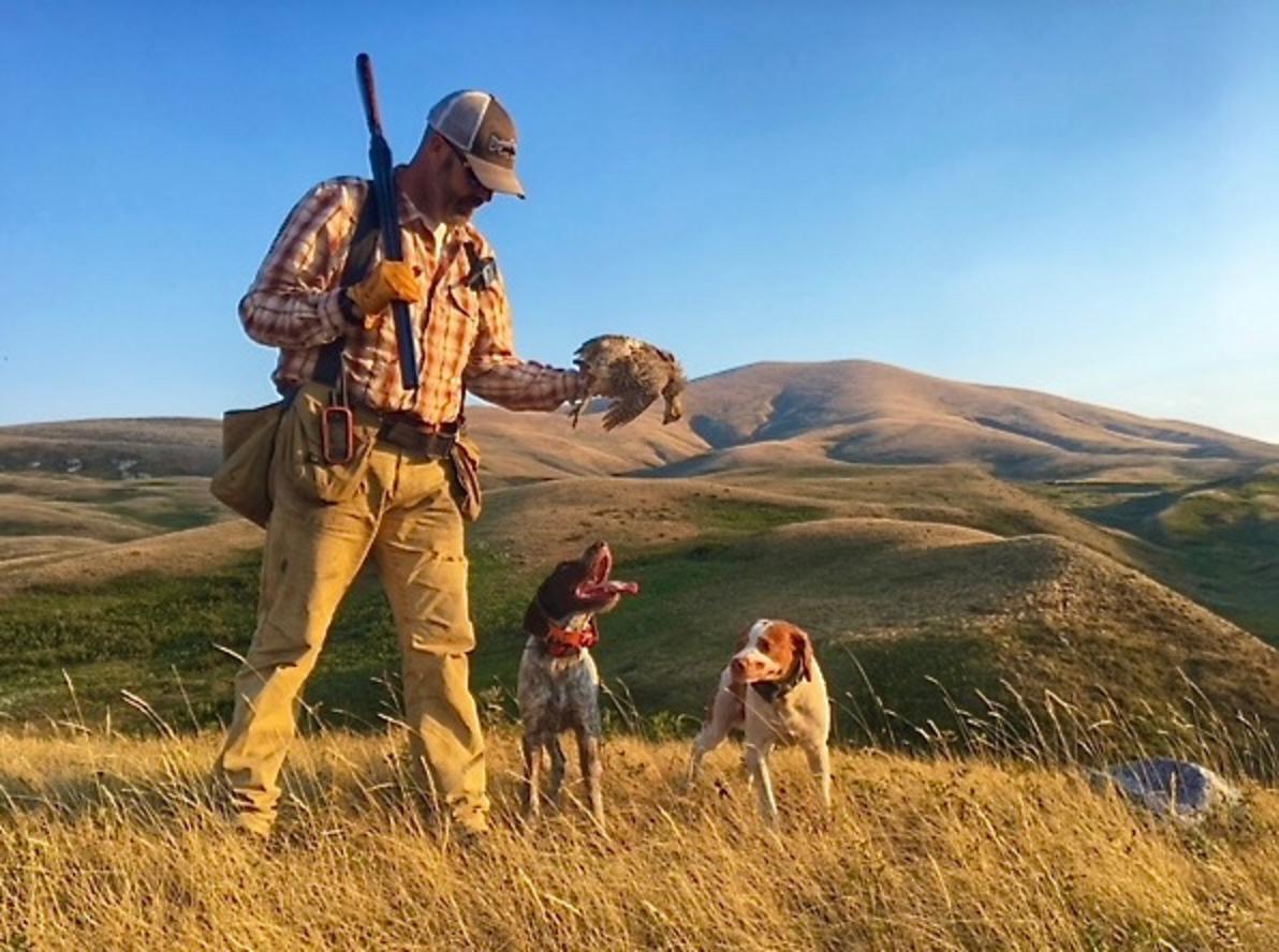 Author Ryan Busse hunting upland birds somewhere in Montana. Busse is an ardent defender of the Second Amendment and its provisions protecting the right of ownership for hunting, competitive shooting and personal protection of life and property. However, he says the shrill, aggressive rhetoric is giving hunting a bad name and turning people away from hunting, at a time when there is also declining numbers of hunters nationally. Photo courtesy Ryan Busse