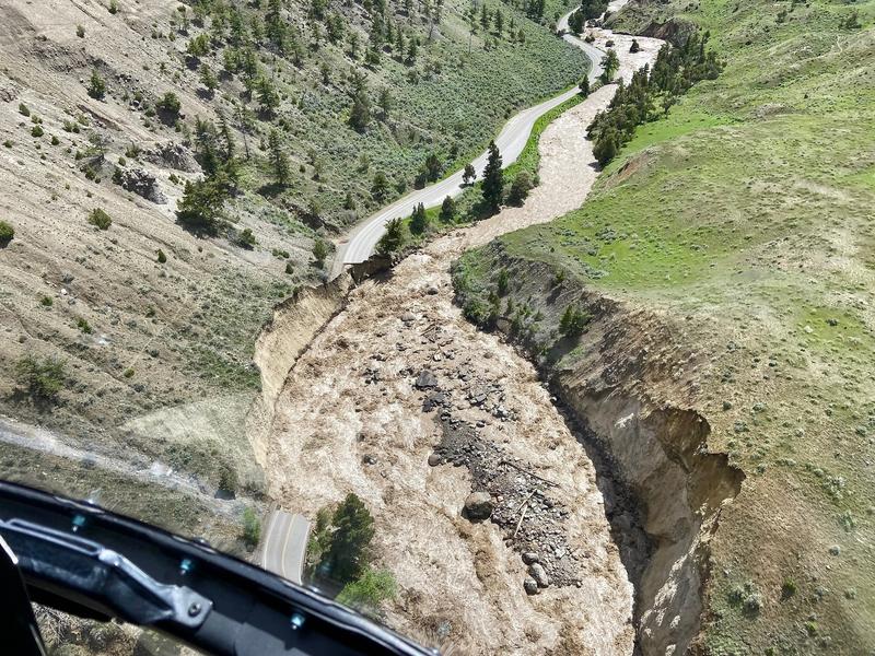 Historic north entrance to Yellowstone obliterated