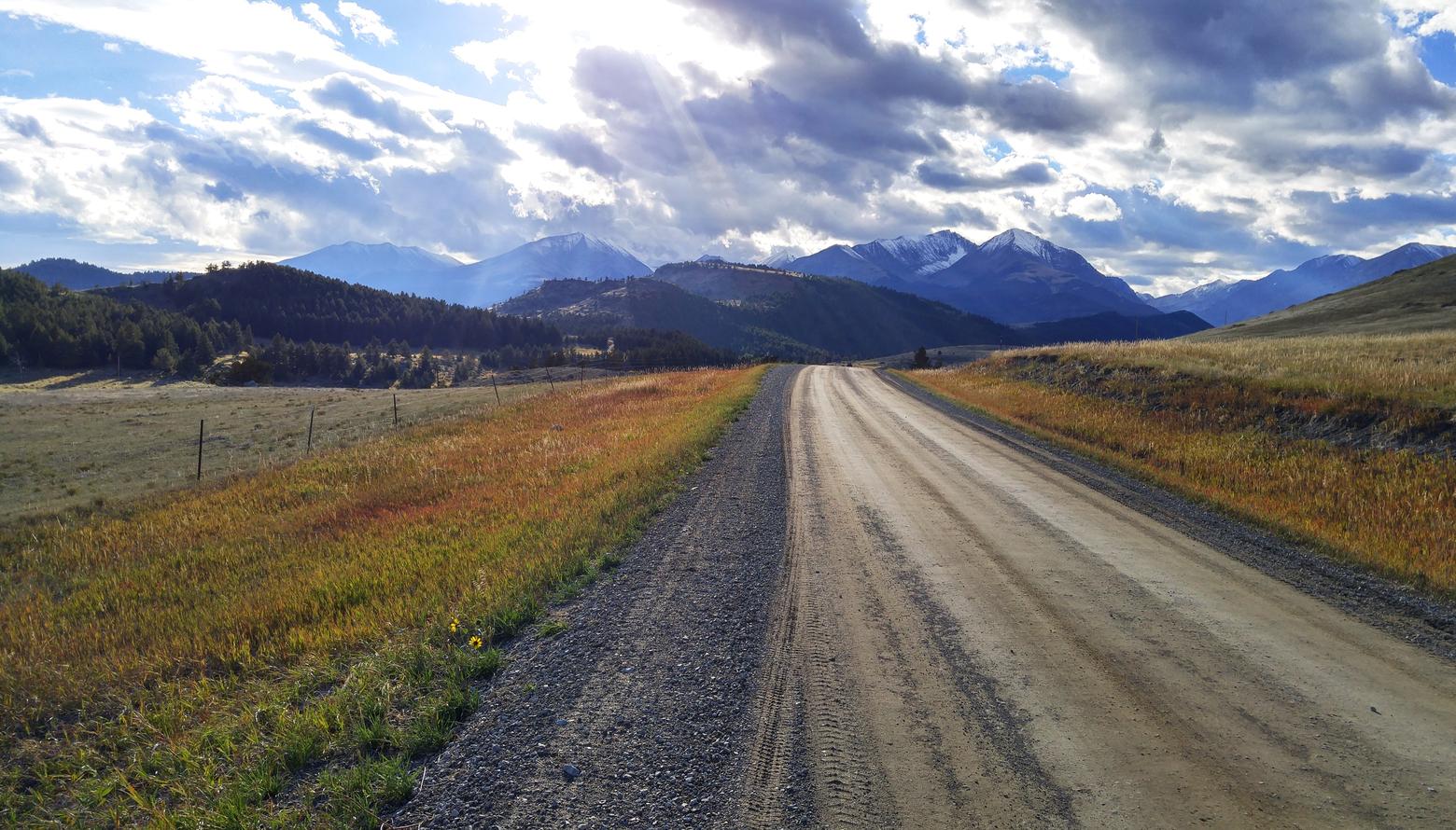 A rural road leading into the real Crazy Mountains, also the backdrop for Elise Atchison's new novel which dives into the clash between newcomers, old timers and transformation of place. Photo: Shutterstock ID 538283356/Justin Ridgeway