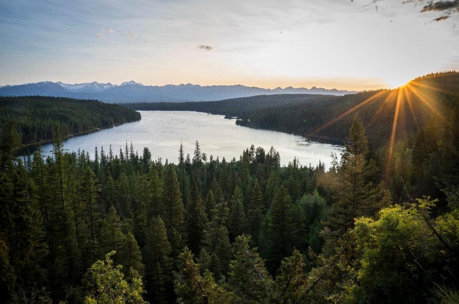 Holland Lake and environs, located west of the Bob Marshall Wilderness, represents an important wild extension of the Northern Continental Divide Ecosystem. Photo courtesy Charlie McLaughlin