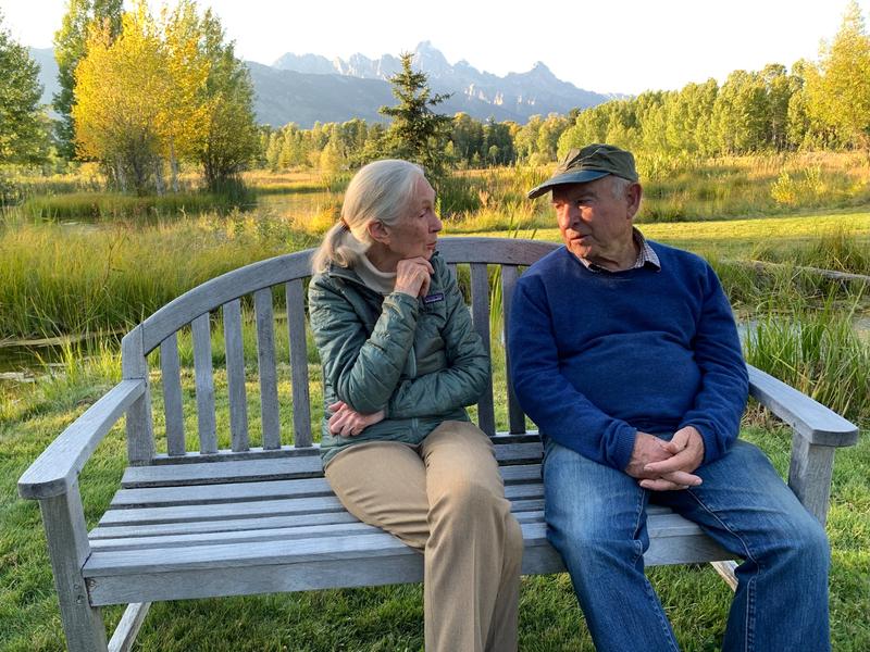 Friends with vision in the Tetons: Jane Goodall and Yvon Chouinard