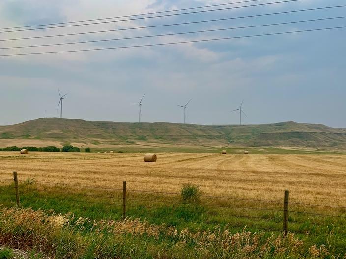 Wind farms are growing in the Judith Basin of central Montana and more will come on line as transmission capacity increases but can renewables like wind, geothermal and solar provide enough electricity for a growing demand? Photo by Todd Wilkinson