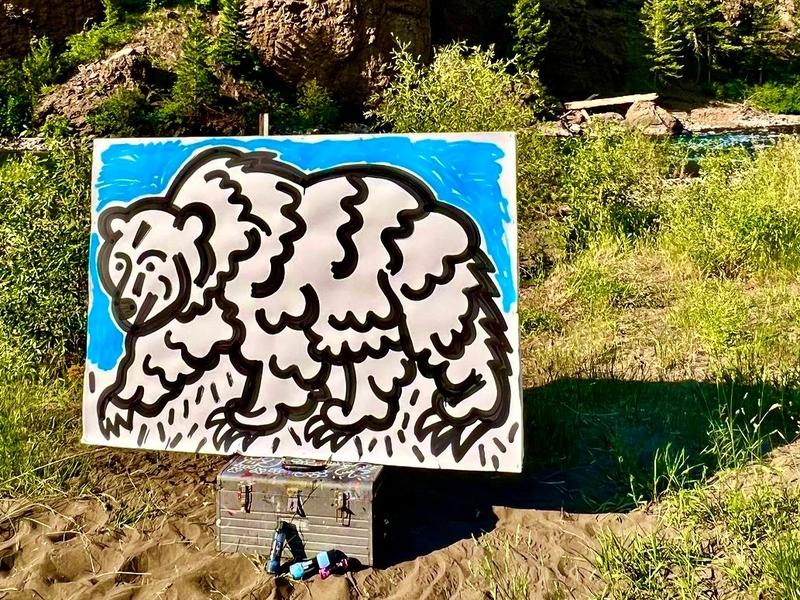 A grizzly made in Greater Yellowstone destined to inhabit LA