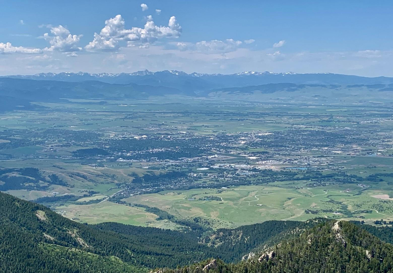 This view of Bozeman taken from the Bridger Mountains shows the city with tendrils of development extending out across the Gallatin Valley. All but weedy species of wildlife have been displaced from the urban and suburban footprint. Will the city of Bozeman's "Gallatin Sensitive Lands Study" make an appreciable difference in getting habitat protected at the edge of the mountains crucial for so many species?  Photo by Todd Wilkinson