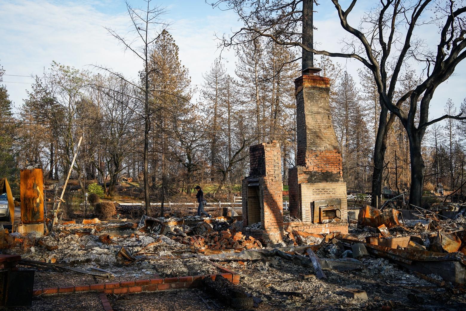 A tragic, solemn reminder from Paradise: the aftermath of the Camp Fire which swept through Paradise, California and other communities in 2018. With the economic toll pegged at $16.65 billion (with a b), it was called "the most expensive natural disaster in the world during that year in terms of insured losses."  At least 18,000 structures were lost in the Camp Fire and 85 people died, many of whom were overwhelmed by the swift advance of flames driven by gale-force winds.  Photo by M Yerman/ Shutterstock ID: 1517724701