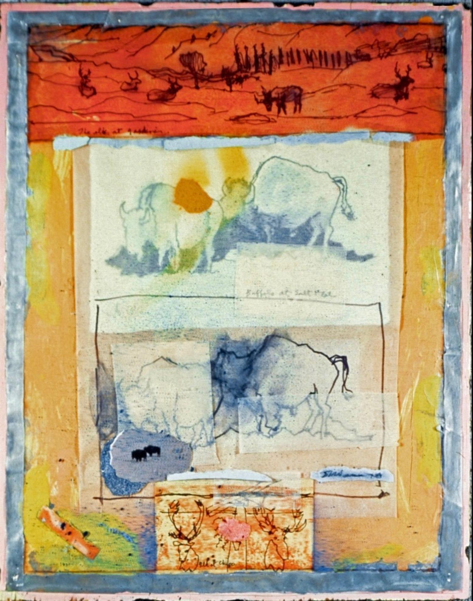 "Western Painting" (1976) by Robert DeWeese. Image courtesy of the DeWeese family