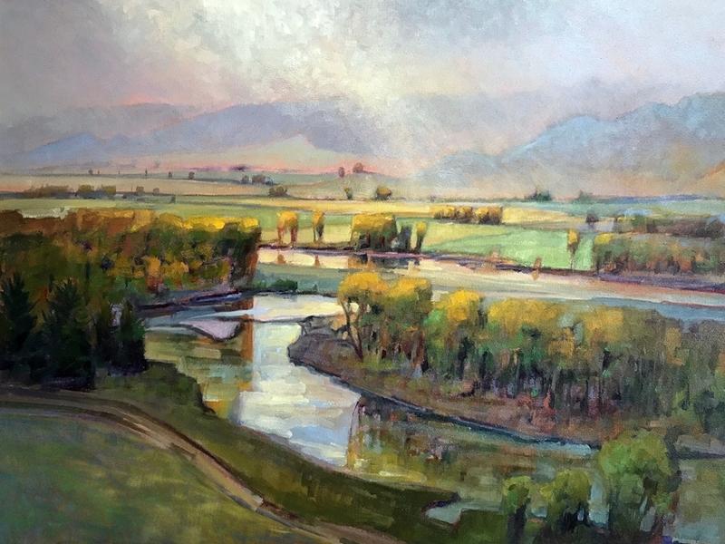 Paradise Valley/Park County as interpreted by painter Robert Spannring