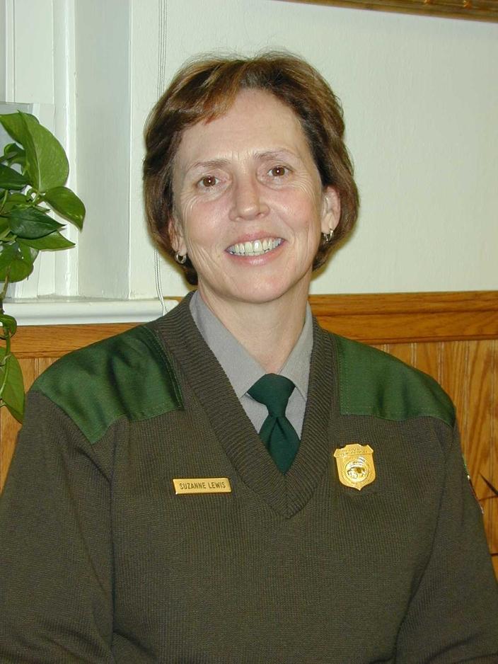 Lewis began working as a park ranger with the National Park Service in 1978. SHe took the reins as Yellowstone's first woman superintendent in 2002 and retired in 2010. Photo courtesy NPS