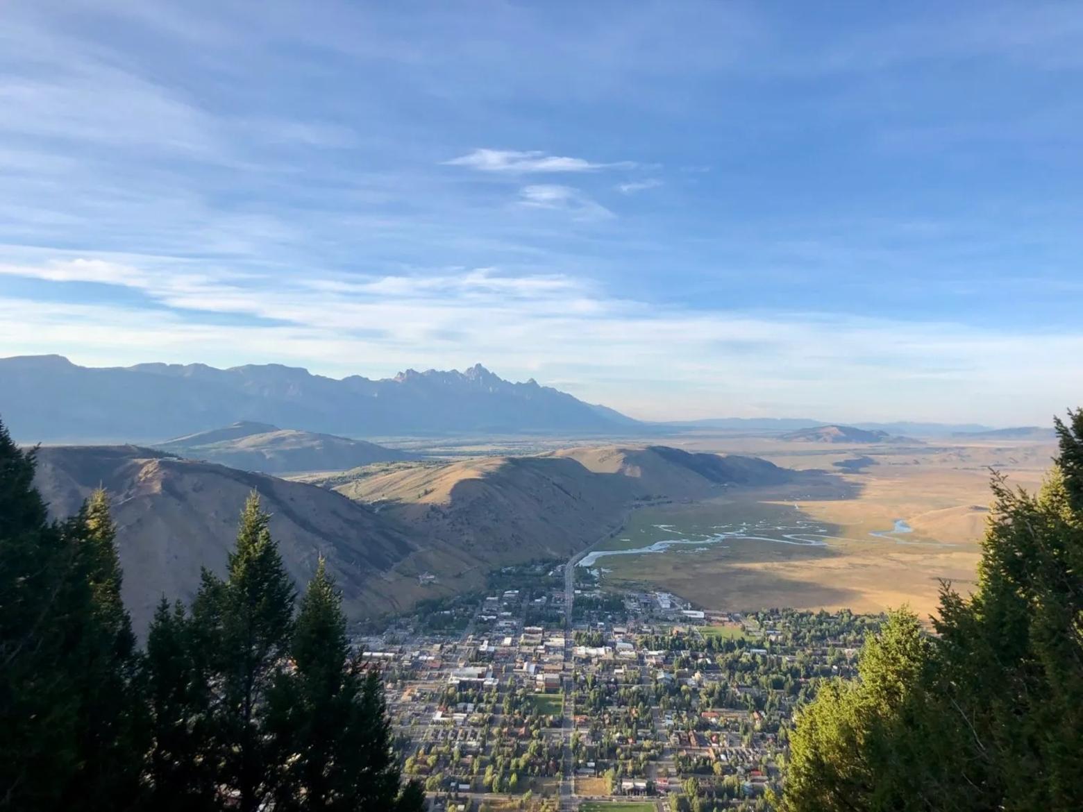 The town of Jackson, Wyoming. Agricultural land adjacent to Jackson is slated to become the next large residential subdivision. A proposed mega-hotel with two levels of underground parking, to be located on the north end of town near the historic confluence of Flat Creek and its major tributary Cache Creek, is being considered by the town council. Photo by Nick Sulzer / Buckrail.com