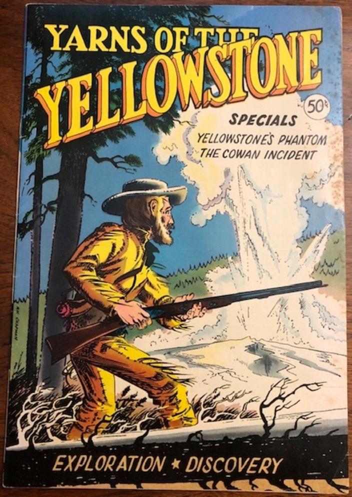 The cover of the "Yarns of the Yellowstone" comic book that inspired the author. 