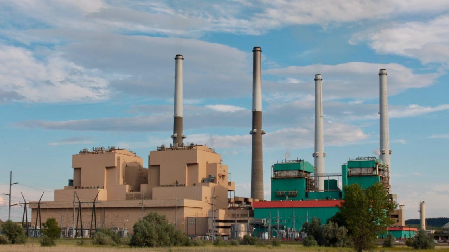 The Colstrip Power Plant, photographed in August 2019, is Montana's largest and one of many that would be impacted by the EPA's new pollution standards. Photo by Eric Dietrich / MTFP