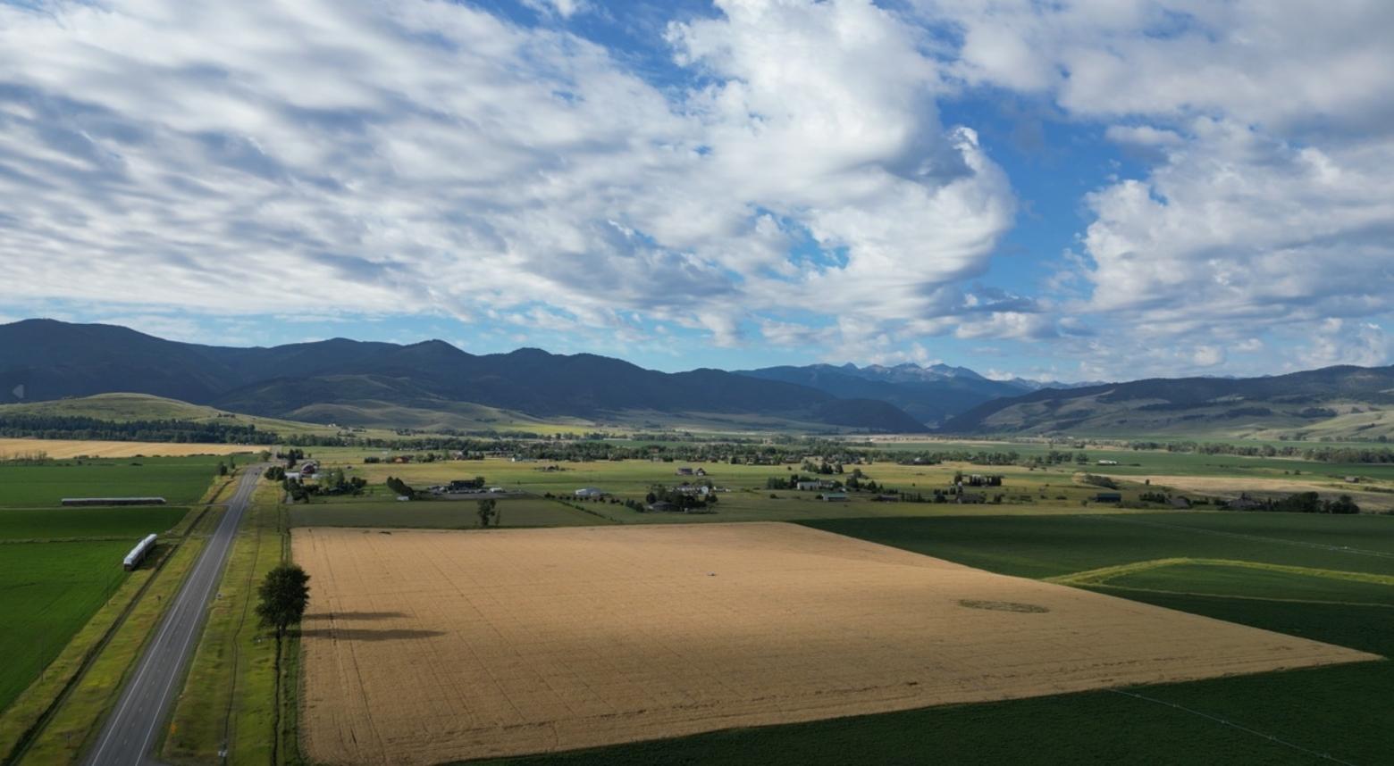 The nonprofit Gateway Conservation Alliance has filed a lawsuit challenging the Montana DEQ's approval of TMC, Inc.'s opencut mining permit to give TMC, Inc. for its Black Pit in Gallatin Gateway. The mine site is pictured here, looking south to the Gallatin Range. Photo courtesy GCA